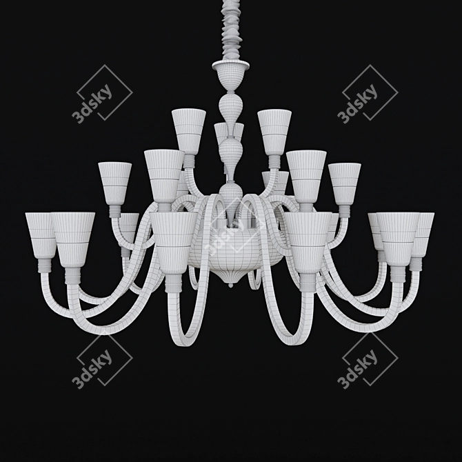 Title: Regenbogen Redenburg Chandelier 3D model image 3