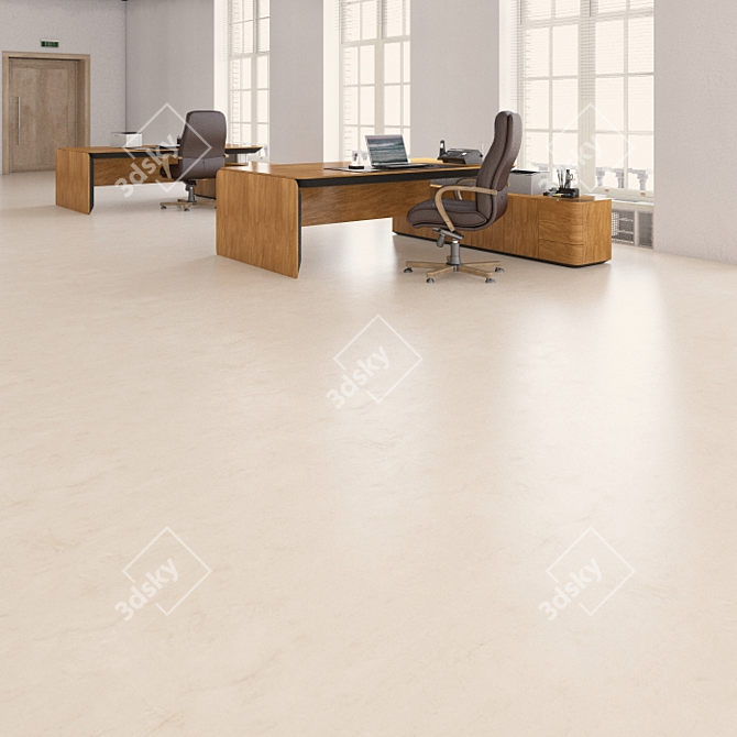 Seamless Tarkett Vinyl Linoleum 3D model image 2