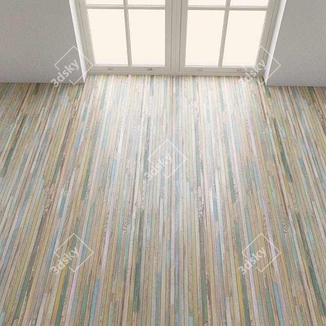 Seamless Vinyl Flooring by Tarkett 3D model image 2