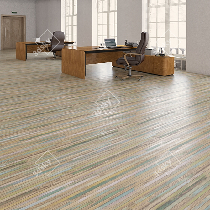 Seamless Vinyl Flooring by Tarkett 3D model image 3