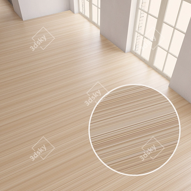 Seamless Linoleum Flooring 3D model image 1