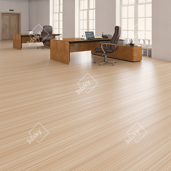 Seamless Linoleum Flooring 3D model image 3