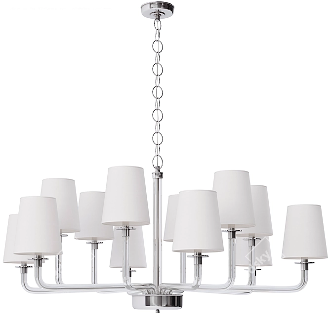 Ralph Lauren Parker Chandelier 3D model image 1