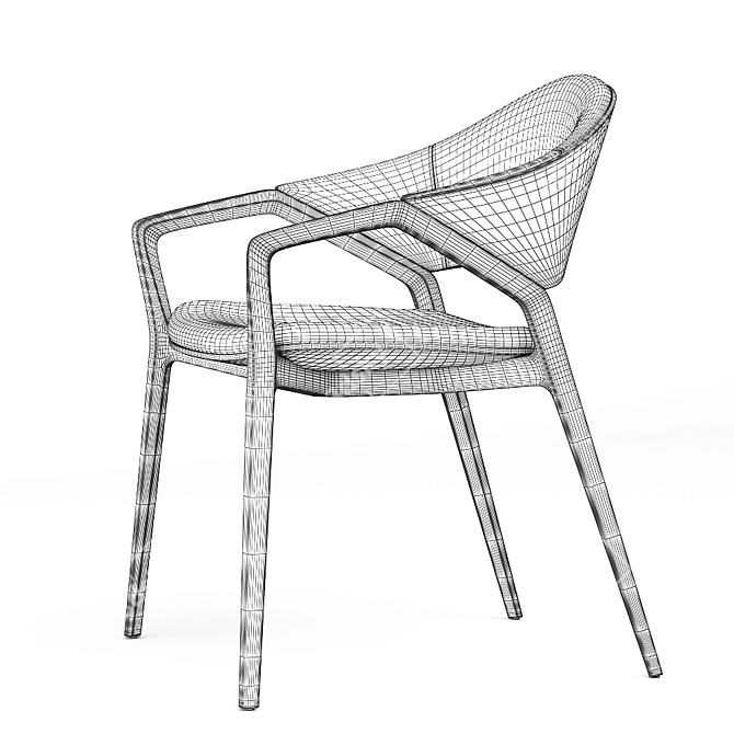 Elevate Your Space: 133 Ico Chairs 3D model image 8