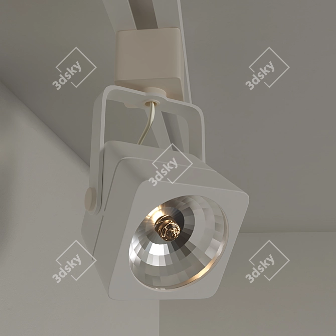 Versatile Multiband Ceiling Light 3D model image 2