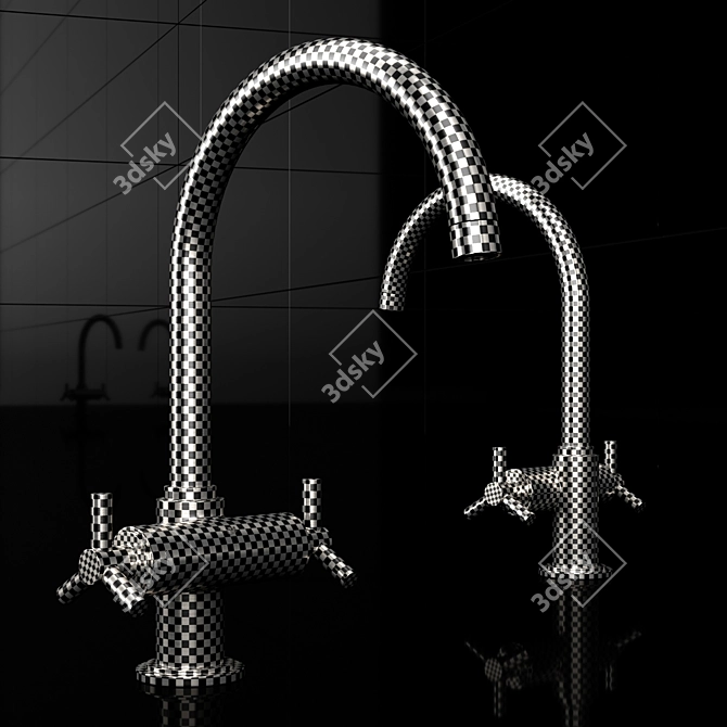 Elegant Grohe Atrio Faucet 3D model image 2