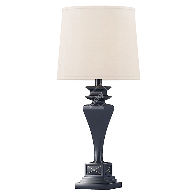 Ana Table Lamp: Modern Design, Traditional Finish 3D model image 1