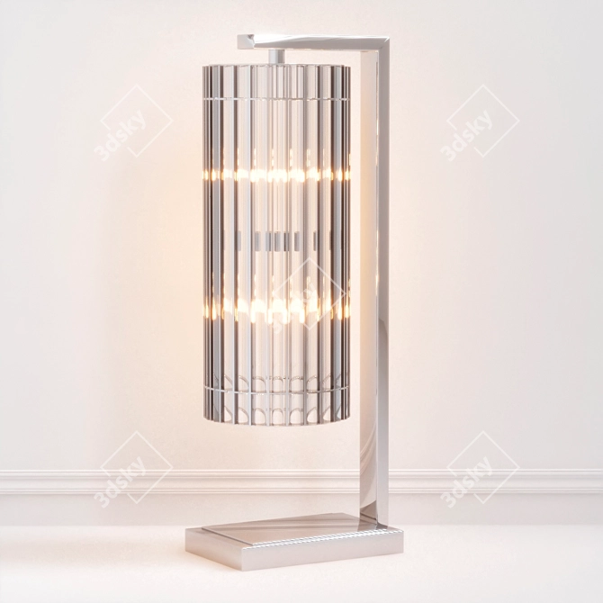 Elegant Pimlico Table Lamp 3D model image 1