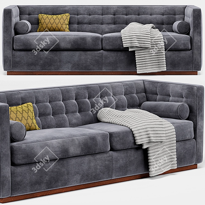 Title: West Elm Rochester Sofa 3D model image 1