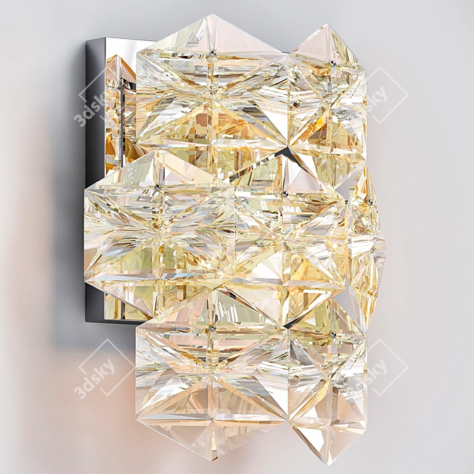 Elegant Hermitage Wall Lamp 3D model image 1