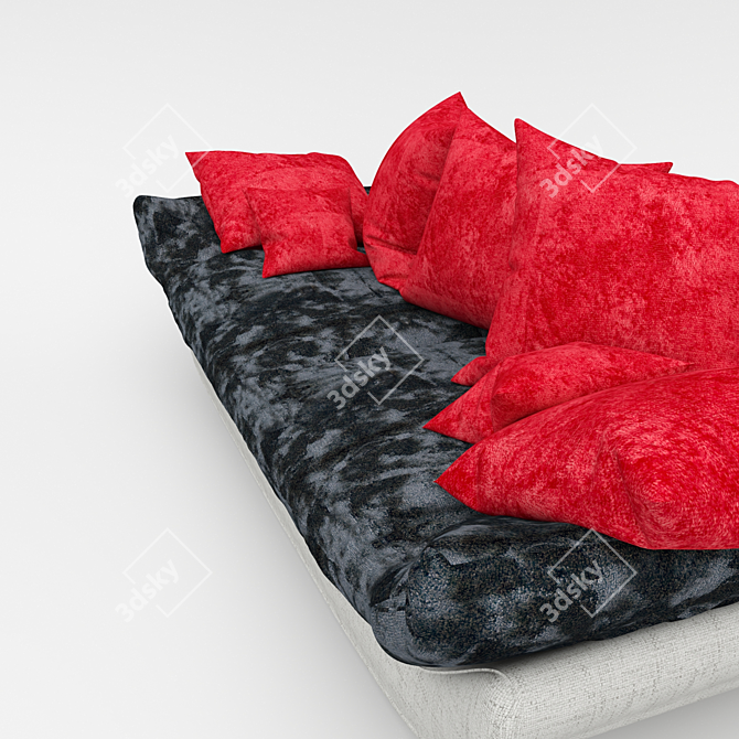 Modern Avignon Sofa 3D model image 3