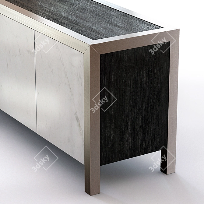 Sleek Decorage Entertainment Console 3D model image 2