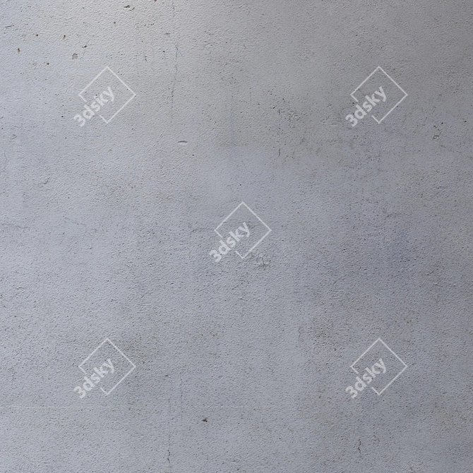 Seamless Concrete Wall Texture 3D model image 3