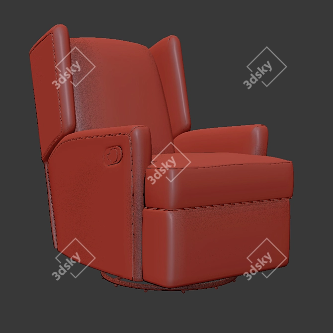 Elevate your comfort with the Hemingway Recliner 3D model image 2