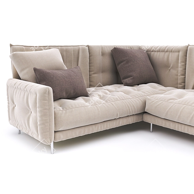 Bonaldo Alvar: Modern Comfort Sofa 3D model image 2