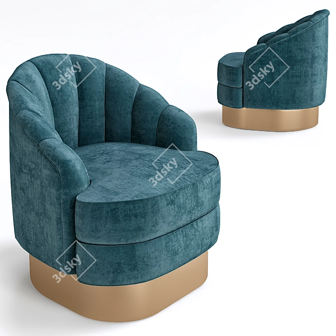 Elegant Hadley Chair - Exquisite Eichholtz Design 3D model image 1