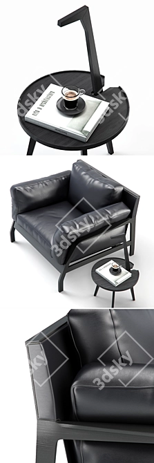 Eloro: Elegant and Timeless Sofa 3D model image 3