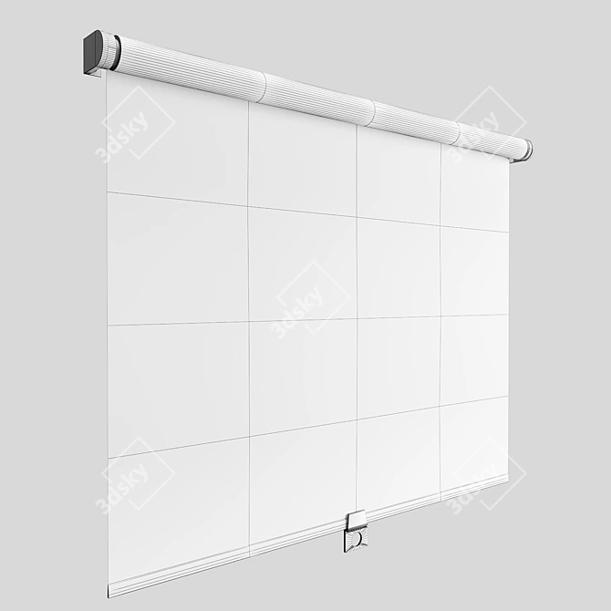 Transformable Roller Blind - Ikea Tuppler 3D model image 3