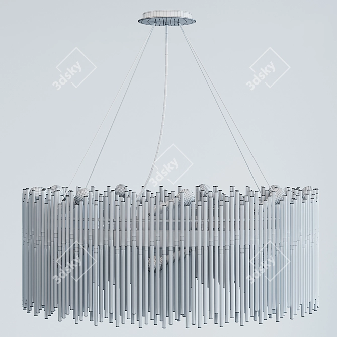Astoria 80x80х33: Elegant Chandelier by Dantone 3D model image 3