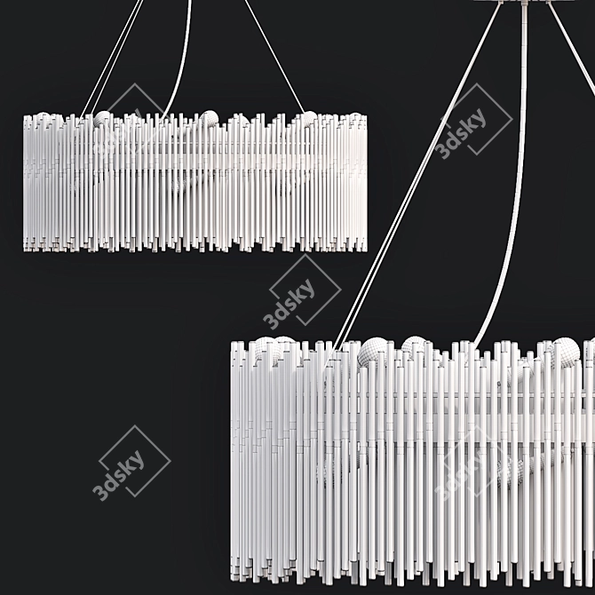 Astoria 80x80х33: Elegant Chandelier by Dantone 3D model image 4