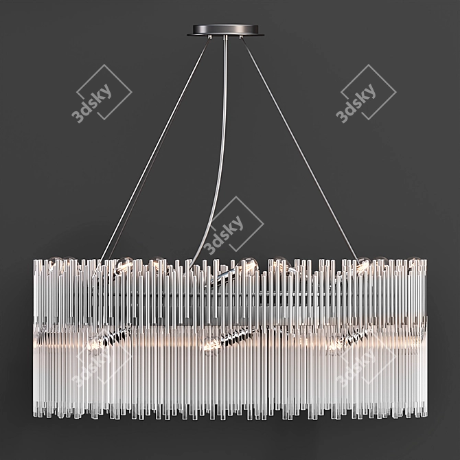 Astoria 80x80х33: Elegant Chandelier by Dantone 3D model image 5