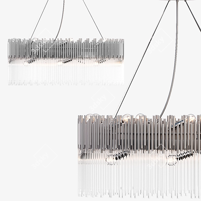 Astoria 80x80х33: Elegant Chandelier by Dantone 3D model image 7