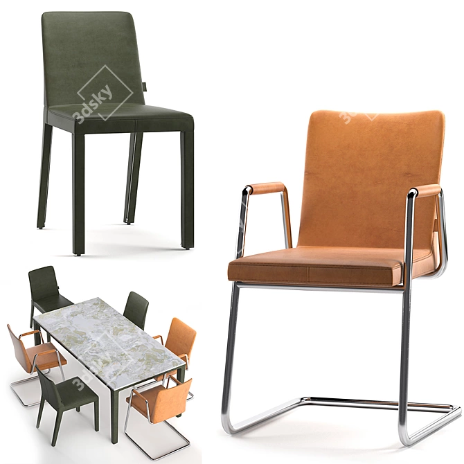 Ultimate Comfort: Max Evita by Durlet 3D model image 1