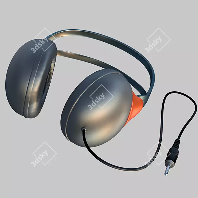 Title: Wireless Stereo Headphones 3D model image 2