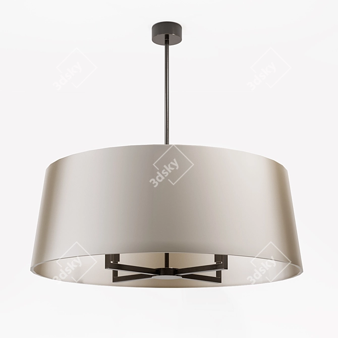 Tourah 6 Large Pendant Light 3D model image 1