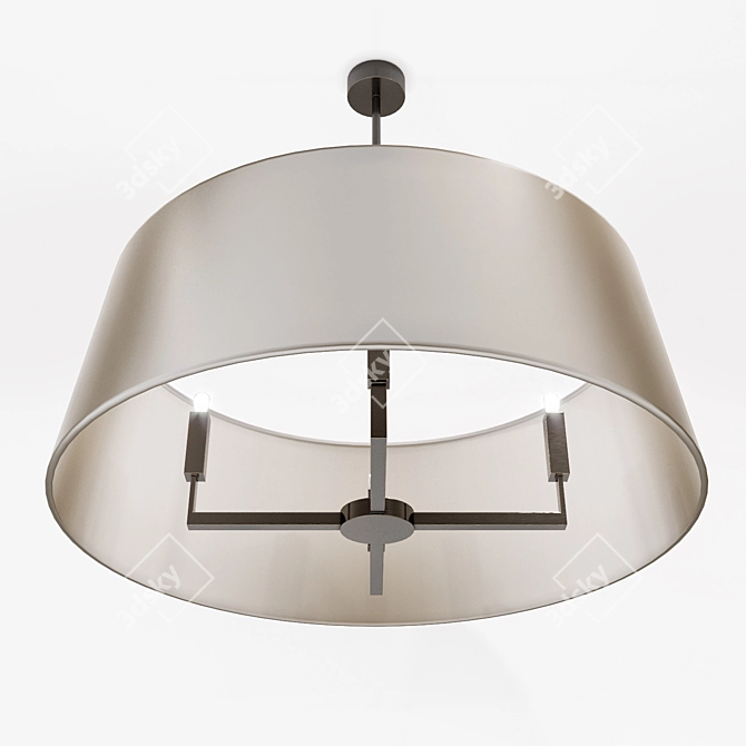 Tourah 6 Large Pendant Light 3D model image 2
