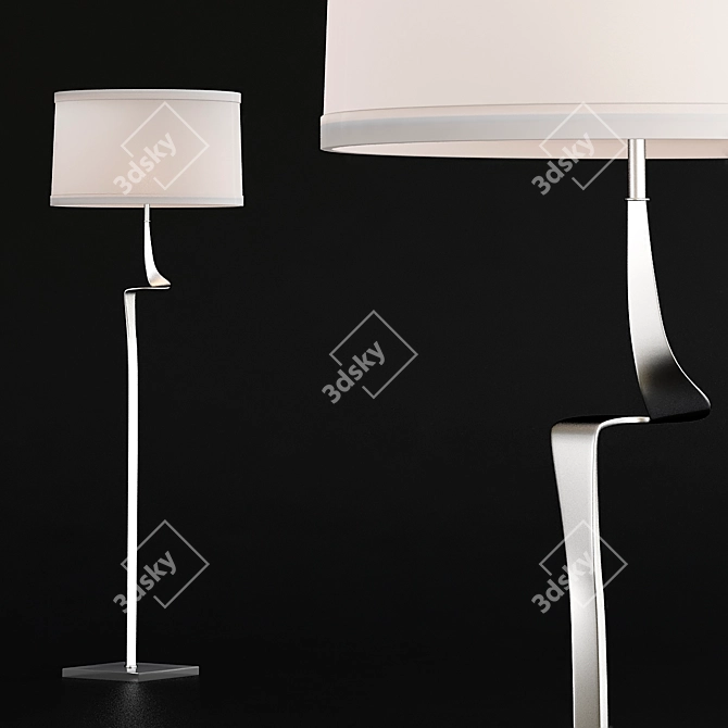 Roosevelt Floor Lamp: Timeless Elegance 3D model image 1