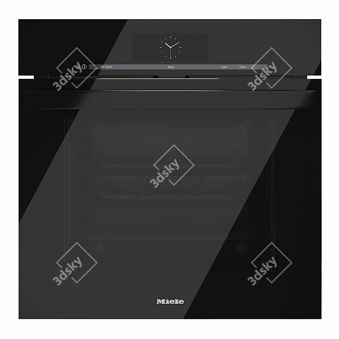 Miele AM Black Steam Oven 3D model image 1