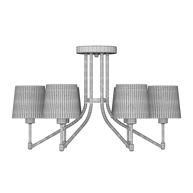 Freya Christina Ceiling Light - Elegant and Modern 3D model image 2