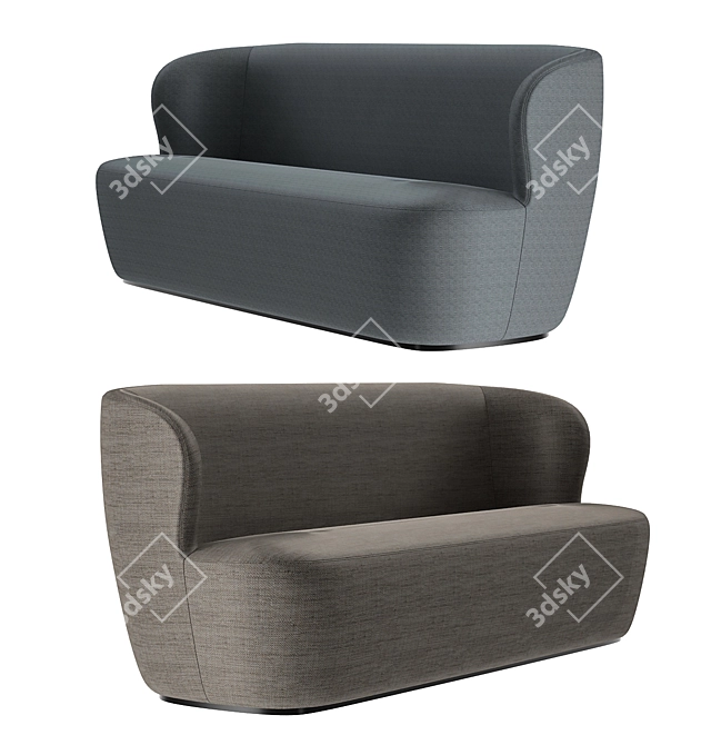 Gubi Collection Stay: Stylish & Versatile Sofa 3D model image 2