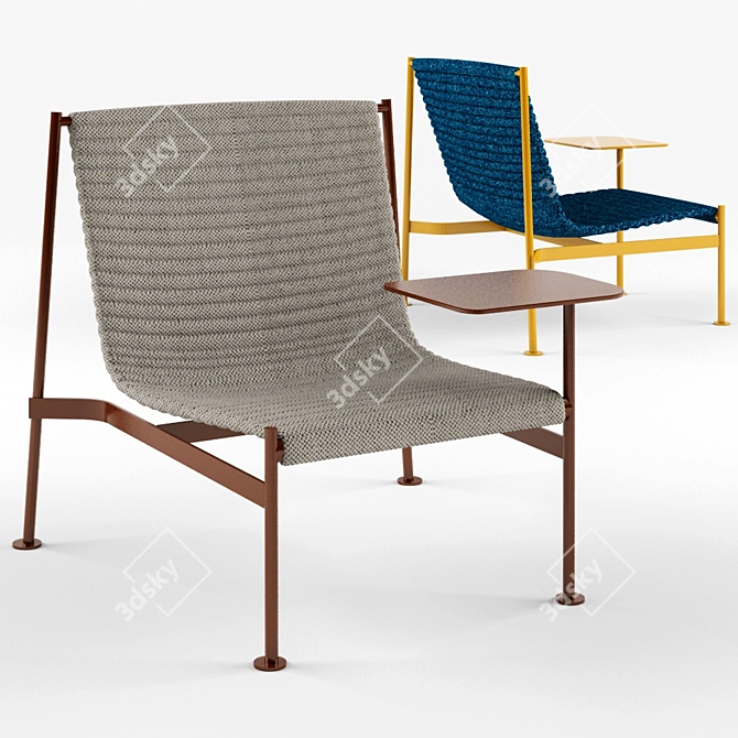Modular Telo Lounge Chair 3D model image 1