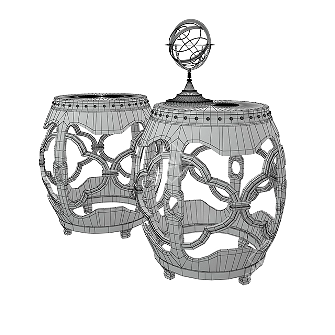 Exquisite Baker Macao: Perfect Blend of Tradition and Innovation. 3D model image 2