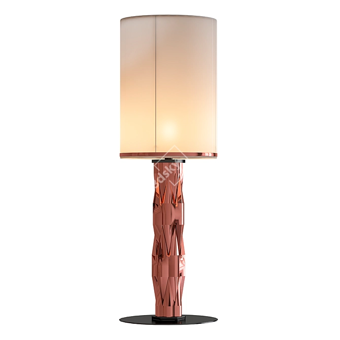 Elegant Coastal Ripley Lamp 3D model image 1