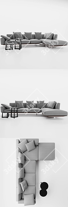 Cozy Comfort: Flexform Soft Dream Sofa 3D model image 2
