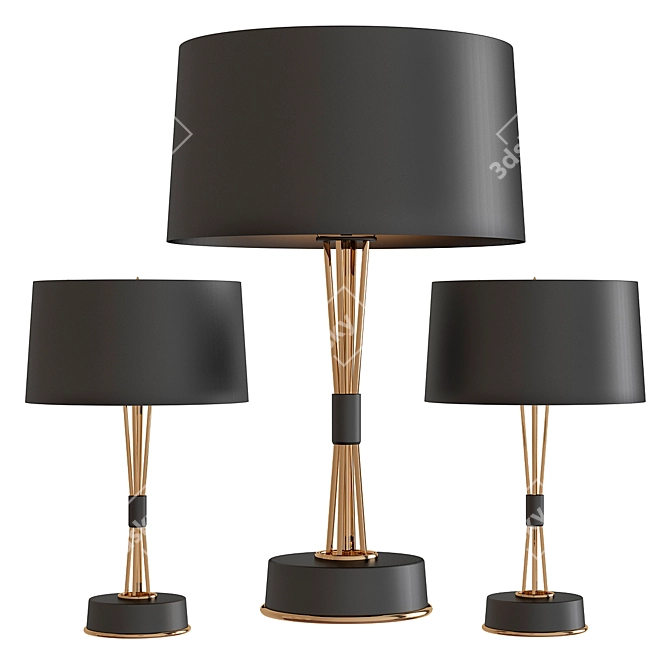 Miles Table Light: A Delightfull Illumination 3D model image 1