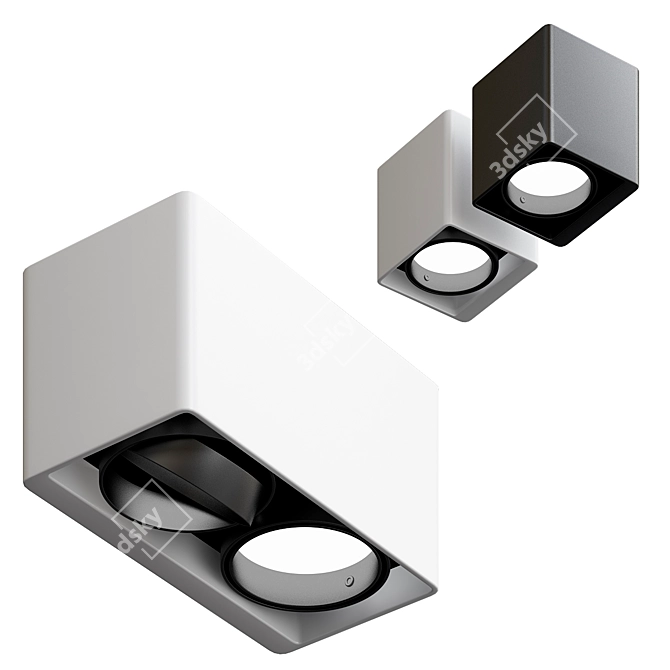 Delta Boxter: Compact and Versatile Light 3D model image 1