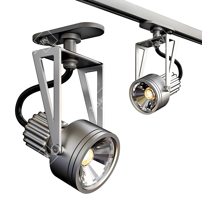 Eco Track_2: Smart, Sustainable Lighting 3D model image 1