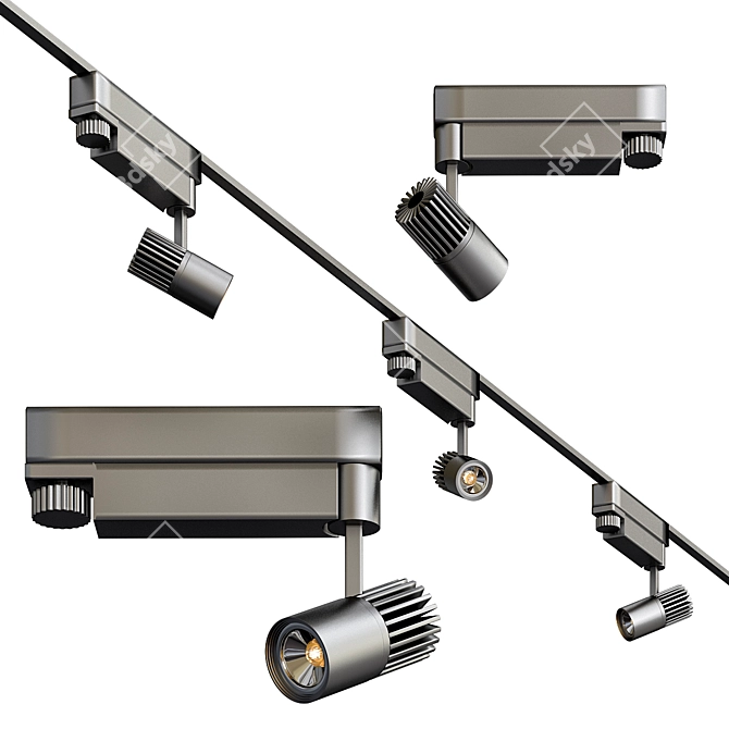Eco Track LED Lighting System 3D model image 1