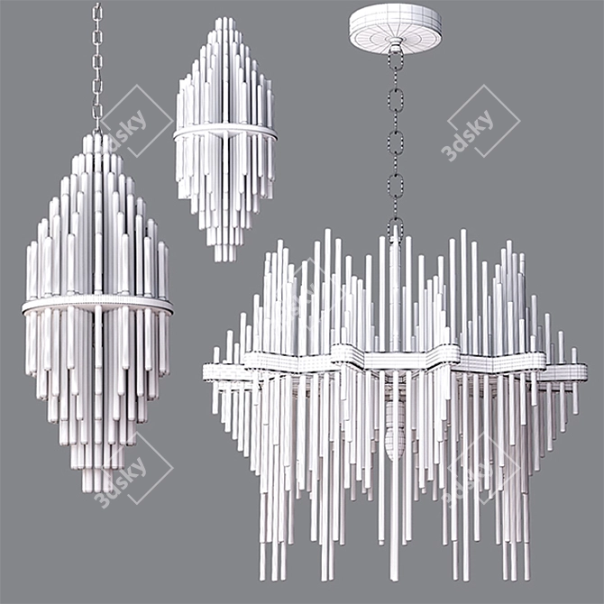 Cosmo Light Reykjavik: Elegant Illumination for Modern Spaces 3D model image 2