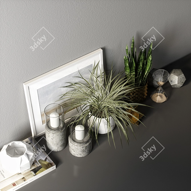Elegant Decor Set 04: Perfect for any Space 3D model image 5