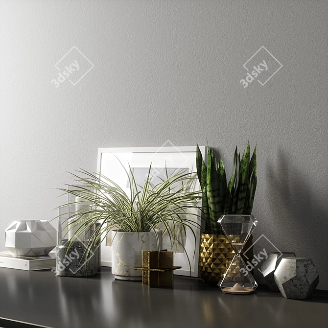 Elegant Decor Set 04: Perfect for any Space 3D model image 6