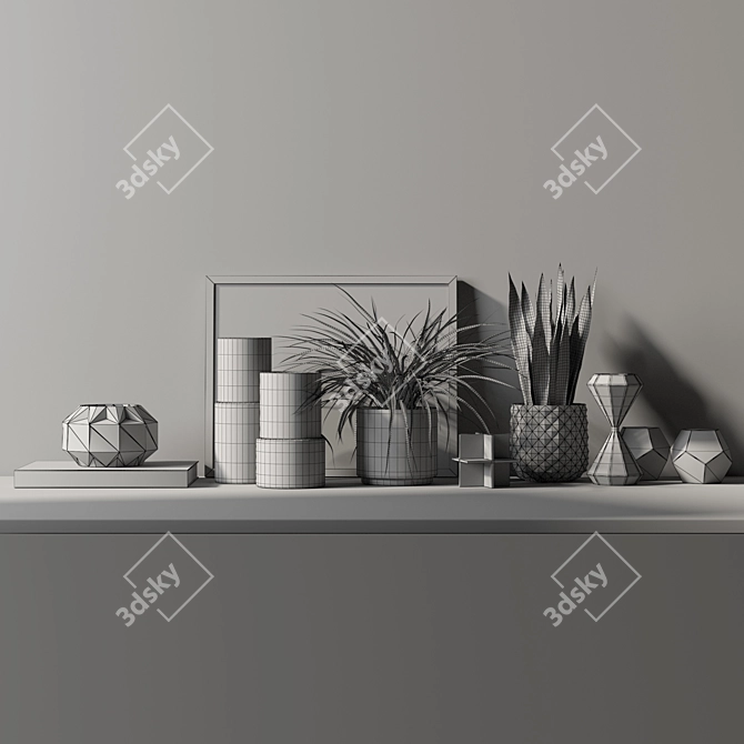 Elegant Decor Set 04: Perfect for any Space 3D model image 7