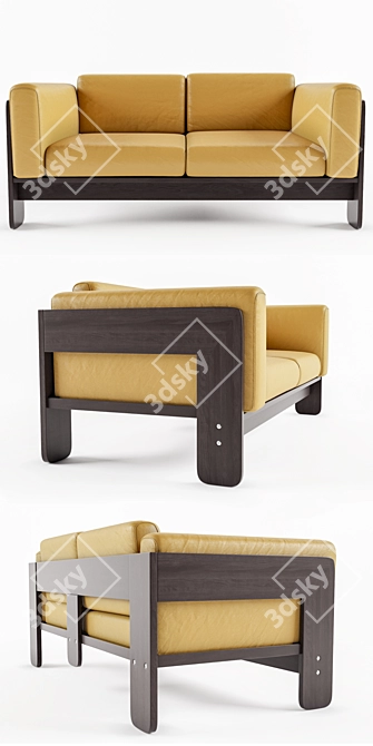 Modern Bastiano Knoll Sofa 3D model image 2