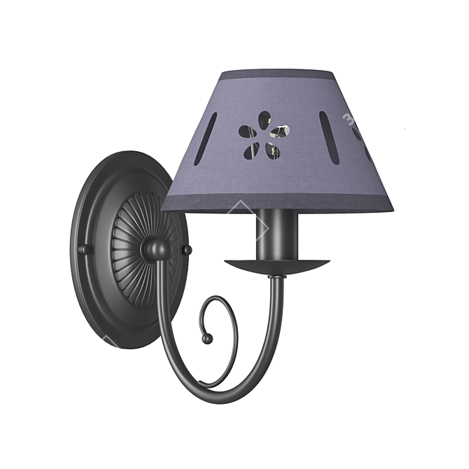 Title: Freya Emily Wall Sconce 3D model image 1