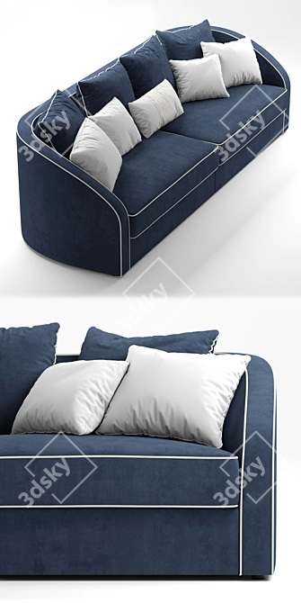 Premier Divan Turandot 3D model image 2