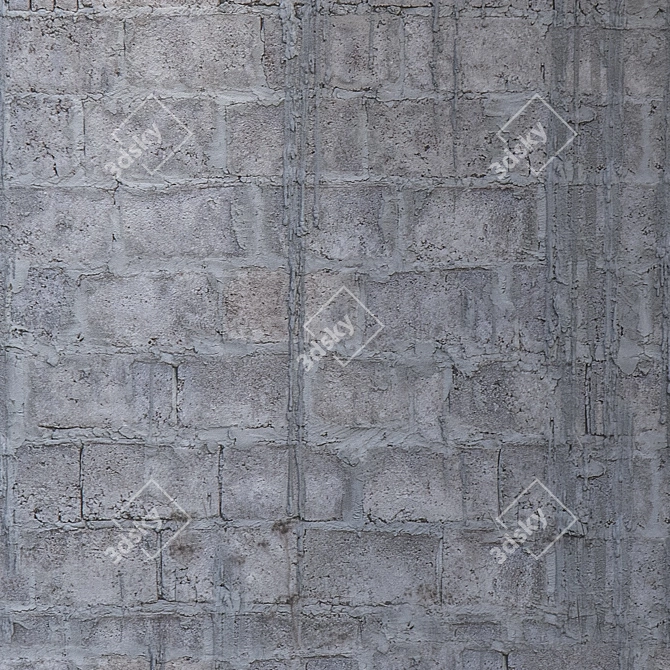 Seamless 4K Masonry Texture 3D model image 3